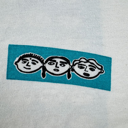 90s 00s Unicef ユニセフ Tシャツ アートT 白 L o-u-2505-023