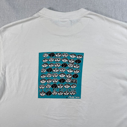 90s 00s Unicef ユニセフ Tシャツ アートT 白 L o-u-2505-023