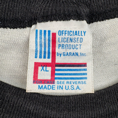 90s メジャーリーグ MLB シカゴ カブス CUBS USA製 グレー リンガー Tシャツ XL シングルステッチ o-u-2505-027