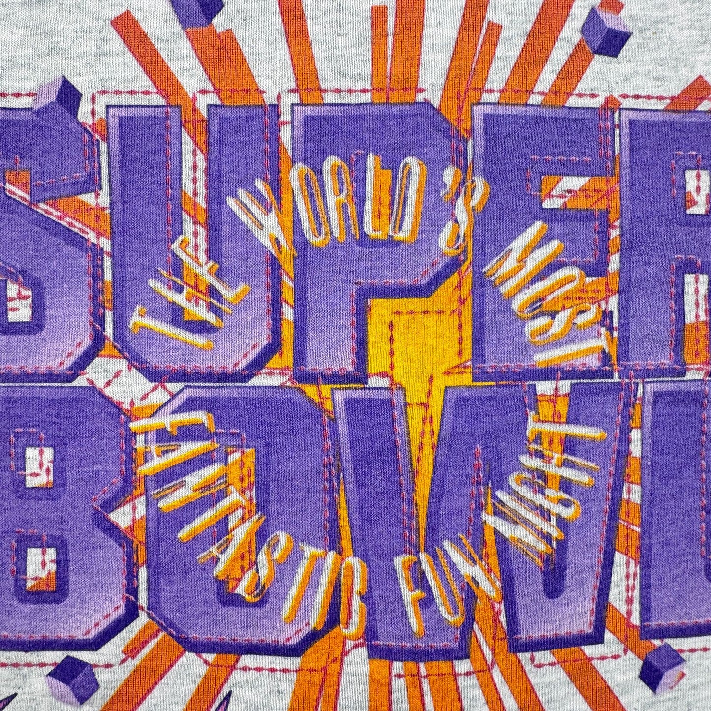 90s SUPER BOWL スーパーボウル Tシャツ グレー USA製 シングルステッチ 1994 XL o-u-2505-025