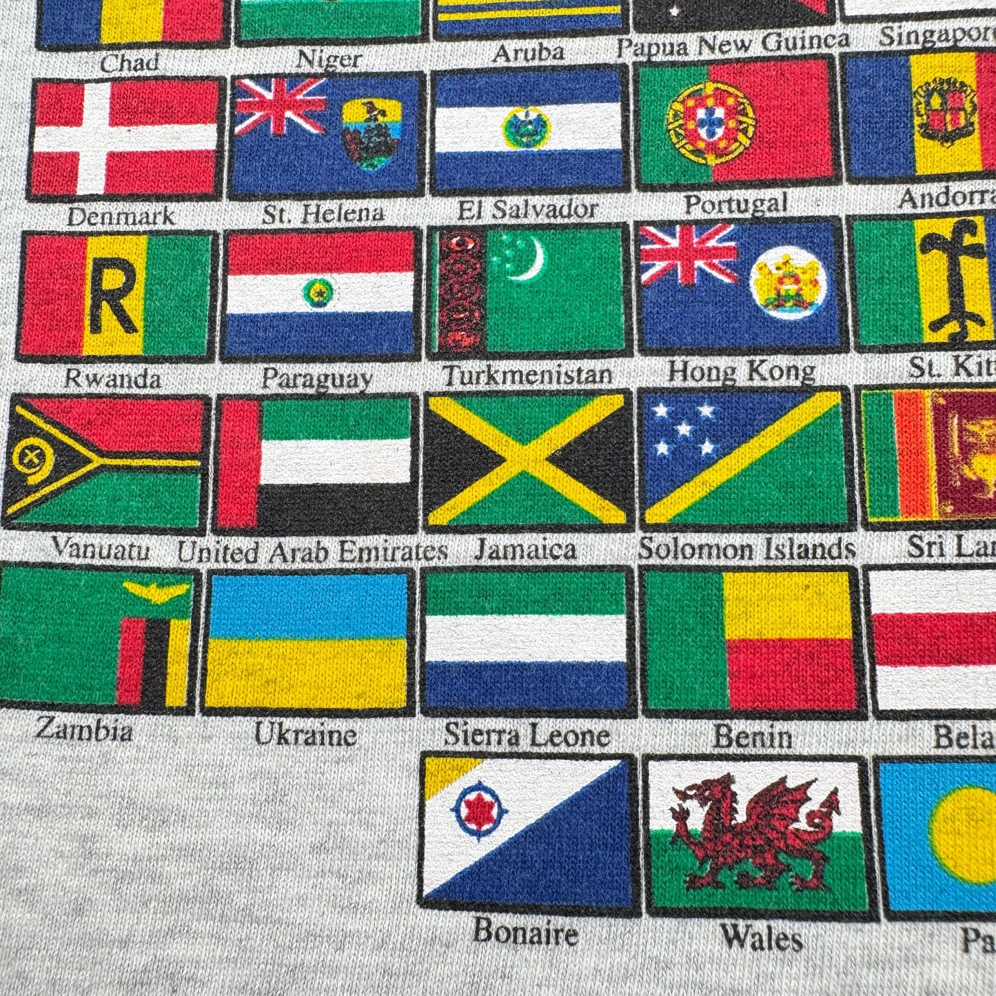 90s 企業T Tシャツ brockport 国旗 グレー USA製 GILDAN L o-u-2505-028