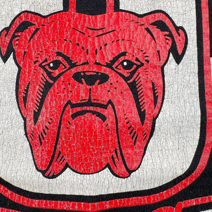90s RED DOG univercity ブルドッグ 企業T 犬 Tシャツ 黒 XL シングルステッチ o-u-2505-029