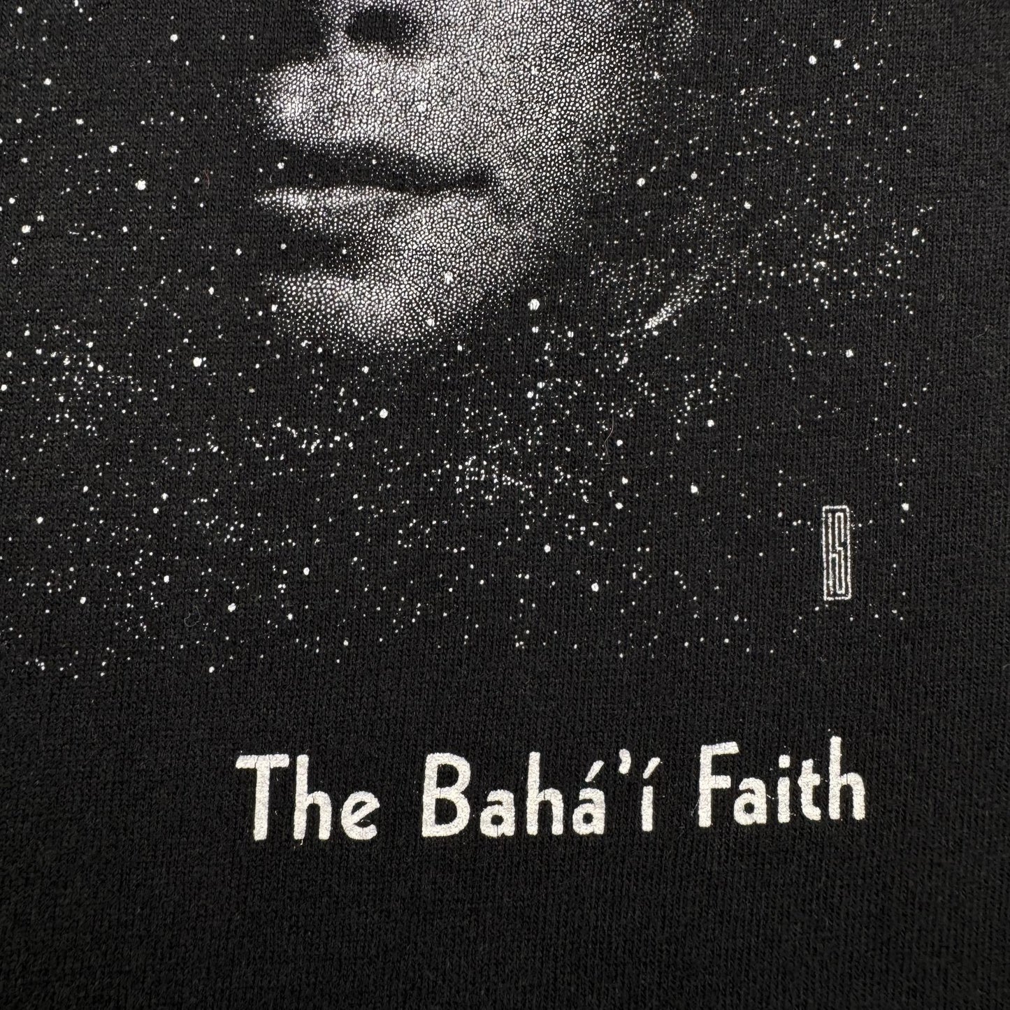 90s バハイ教 啓発T Tシャツ children of universe The Bahá'í Faith 黒 1994 子供 宗教 フルーツオブザルーム XL o-u-2505-031