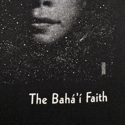 90s バハイ教 啓発T Tシャツ children of universe The Bahá'í Faith 黒 1994 子供 宗教 フルーツオブザルーム XL o-u-2505-031