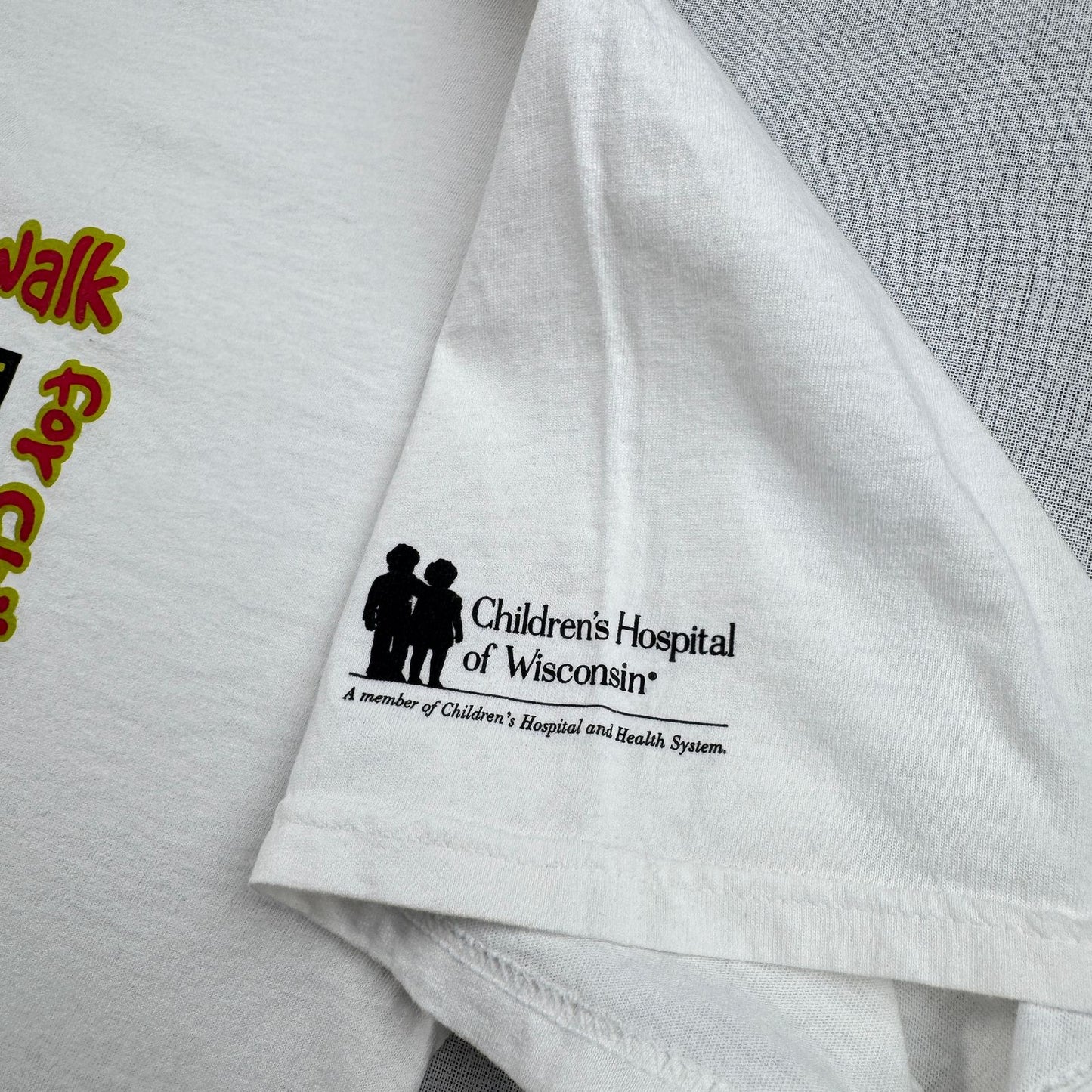 2003年 Children's Hospital of Wisconsin チャリティーラン Tシャツ アメリカ 白 XL o-u-2505-032