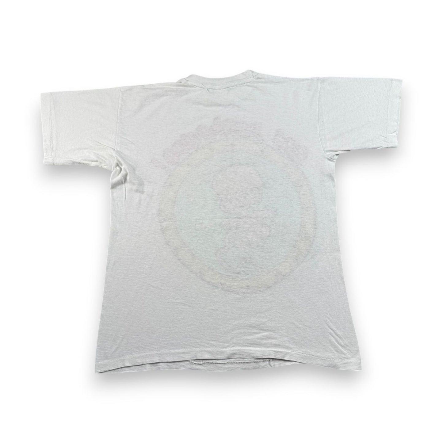 80s 90s イタリア語 赤ちゃん Tシャツ STO ARRIVANDO 白 シングルステッチ o-u-2505-033