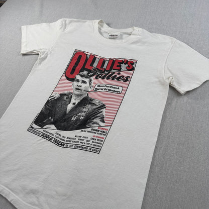 80s 90s Ollie's Follies イランコントラ事件 政治風刺Tシャツ USA製 M stedman シングルステッチ o-u-2505-039