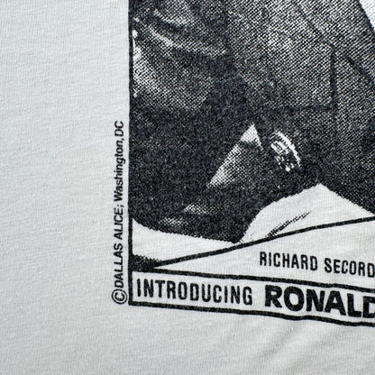 80s 90s Ollie's Follies イランコントラ事件 政治風刺Tシャツ USA製 M stedman シングルステッチ o-u-2505-039