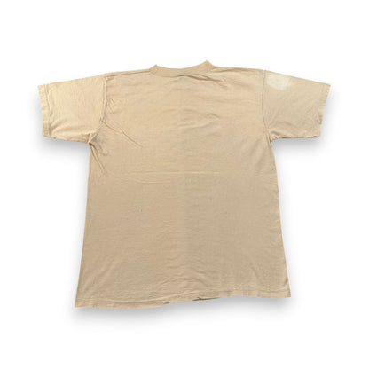 80s 90s MORRIS モリス 猫 Tシャツ クリーム ベージュ USA製 anvil XL シングルステッチ o-u-2505-041