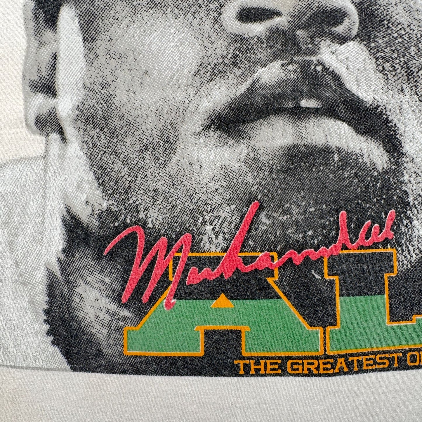 00s モハメドアリ 偉人 ボクシング Muhammad Ali Tシャツ XL 白 o-u-2505-040