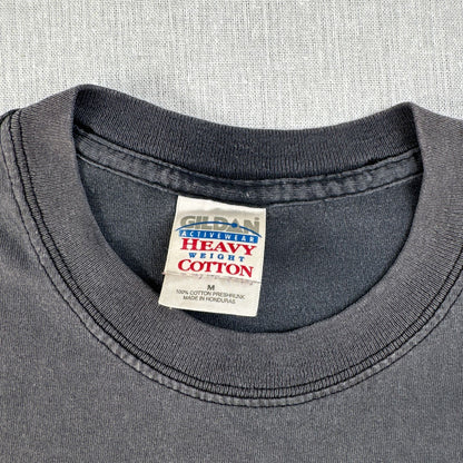 90s Iron Chef 料理の鉄人 パプリカ Tシャツ フェード 黒 M fuji television inc. o-x-2505-005