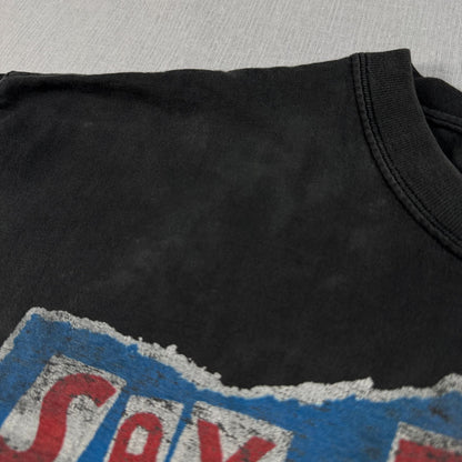 SEX PISTOLS セックスピストルズ バンドTシャツ バンT Tシャツ bootleg 黒 Sid & Johnny フェード 2603-0001