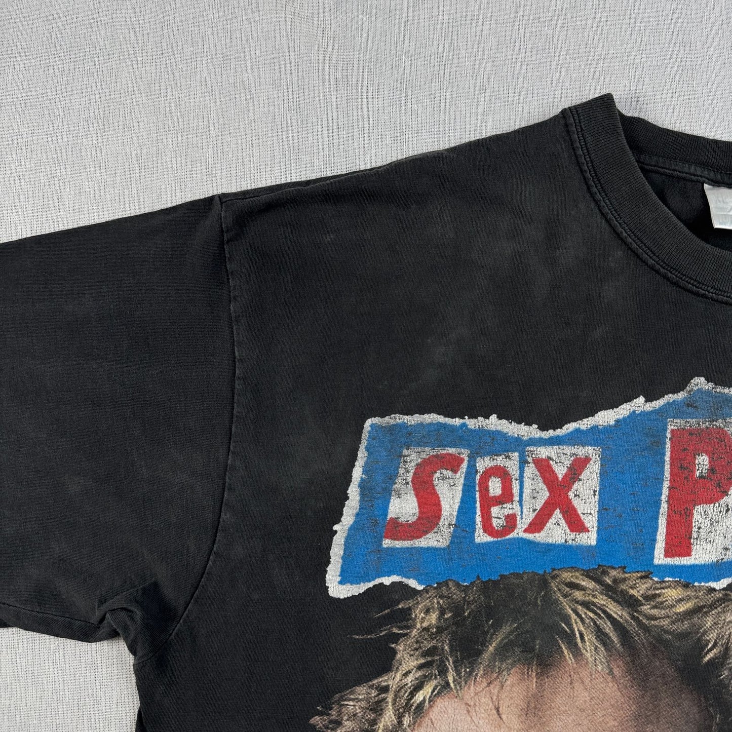 SEX PISTOLS セックスピストルズ バンドTシャツ バンT Tシャツ bootleg 黒 Sid & Johnny フェード 2603-0001