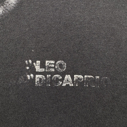 90s レオナルド デカプリオ Tシャツ 映画T タイタニック ブラック Leonardo DiCaprio フェード シングルステッチ 2603-0004