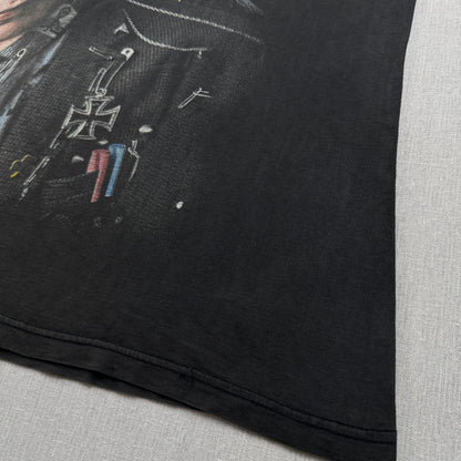 SEX PISTOLS セックスピストルズ バンドTシャツ バンT Tシャツ bootleg 黒 Sid & Johnny フェード 2603-0001