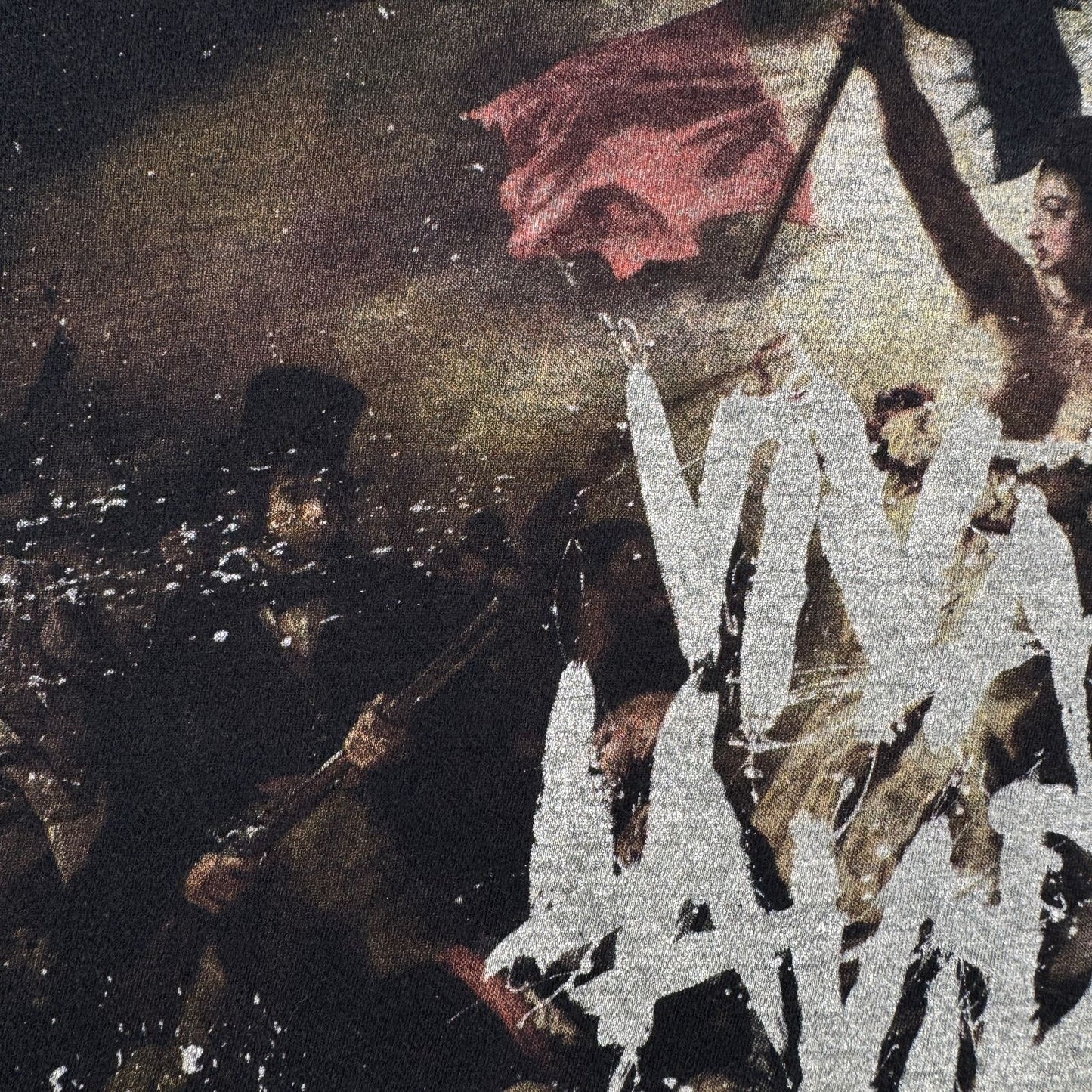 00s COLD PLAY VIVA LA VIDA TOUR Tシャツ Tシャツ L ブラック 2008 バンT コールドプレイ 2603-0005