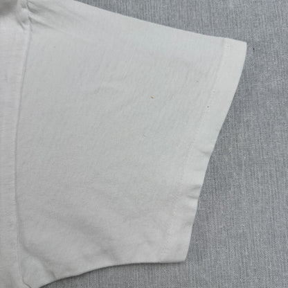 90s USA製 東芝 パルテノン神殿 ホワイト 企業T Hanes XL Tシャツ toshiba 2603-0008