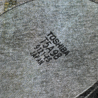 90s USA製 東芝 パルテノン神殿 ホワイト 企業T Hanes XL Tシャツ toshiba 2603-0008