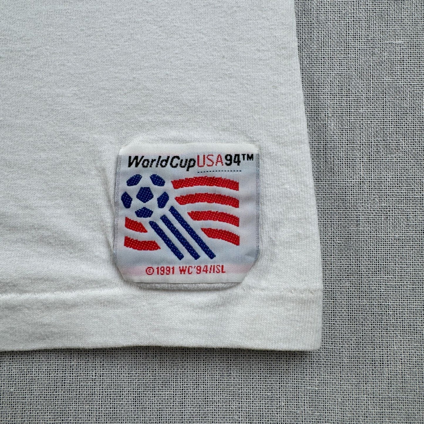 90s ワールドカップ ピーターマックス アートT Tシャツ FIFA アメリカ サッカー 1994年アメリカW杯 USA製 2603-0010