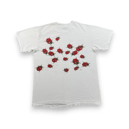 90s wild cotton てんとう虫 昆虫 Tシャツ ホワイト M 2603-0011