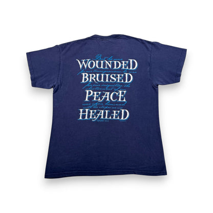 00s ジーザス キリスト Tシャツ ネイビー Passion M USA 2603-0012