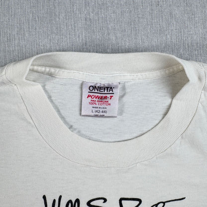80s USA製 Tシャツ アートT サンタフェ 白 L ONEITA zozobra シングルステッチ 2603-0018