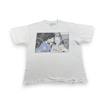 90s USA製 kim anderson フォトT アートT Tシャツ Hanes XL シングルステッチ キムアンダーソン 写真家 2603-0019