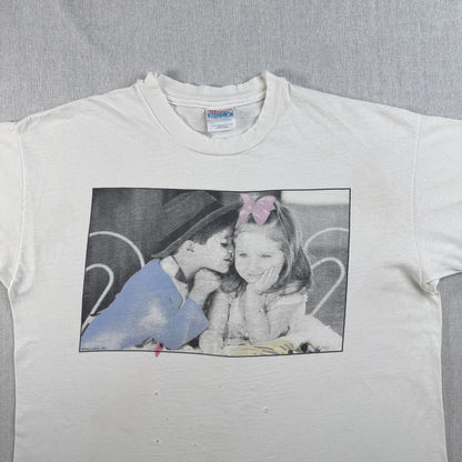 90s USA製 kim anderson フォトT アートT Tシャツ Hanes XL シングルステッチ キムアンダーソン 写真家 2603-0019