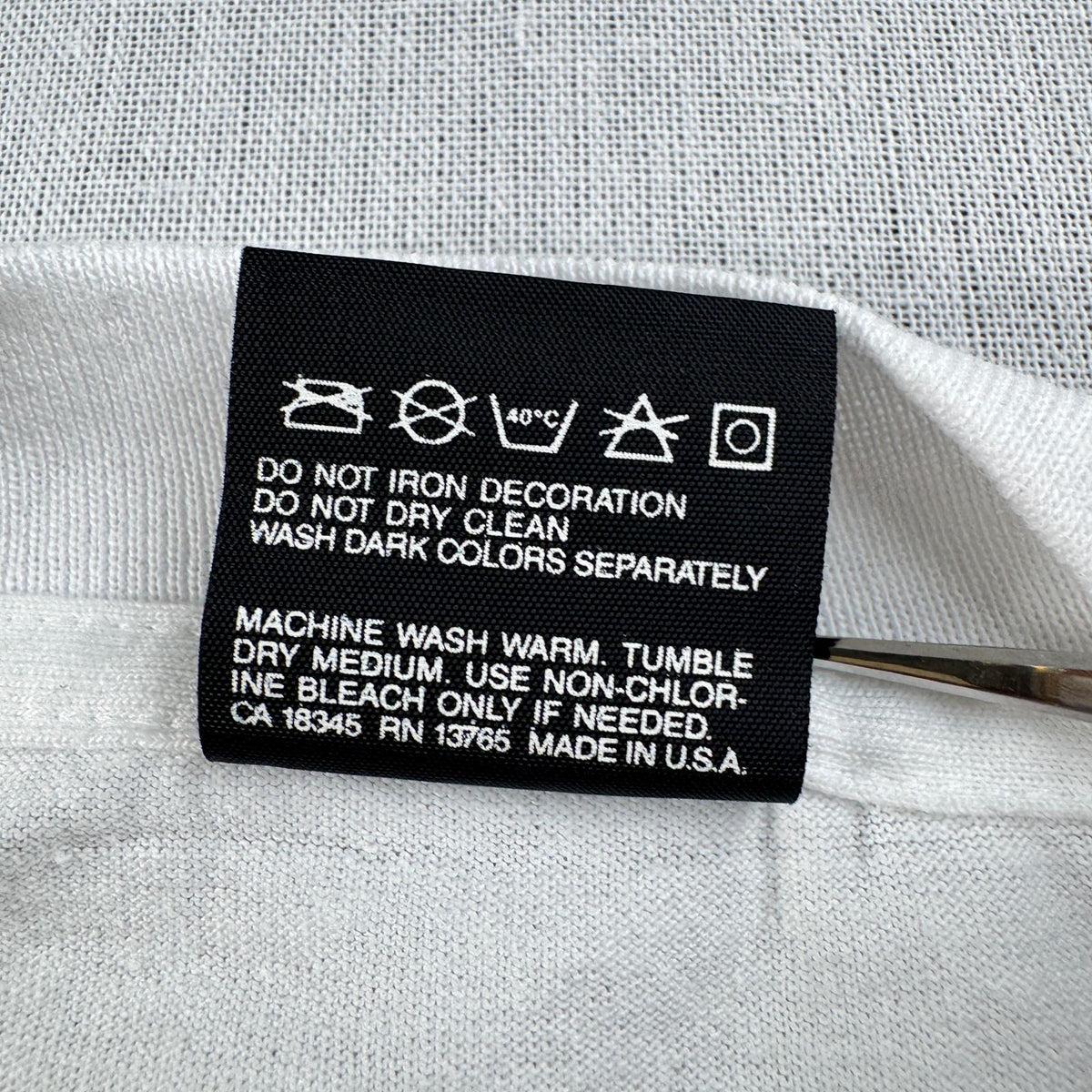 90s USA製 Tシャツ USPS 花 切手 アートT 白 郵便切手T XL シングルステッチ 2603-0023