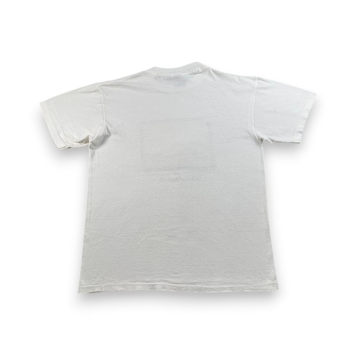 90s ひまわり 向日葵 アートT Tシャツ 白 ONEITA L 花 シングルステッチ 額縁 2603-0026