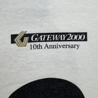 00s GATEWAY2000 アドバタイジングTシャツ USA製 XL ヘインズ Hanes delta XL シングルステッチ 2603-0025