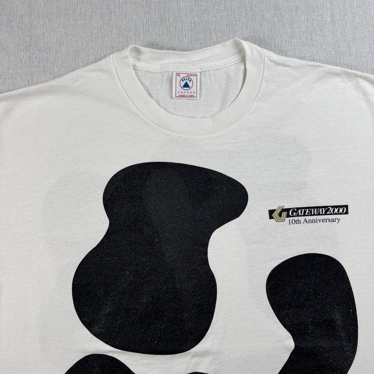 00s GATEWAY2000 アドバタイジングTシャツ USA製 XL ヘインズ Hanes delta XL シングルステッチ 2603-0025
