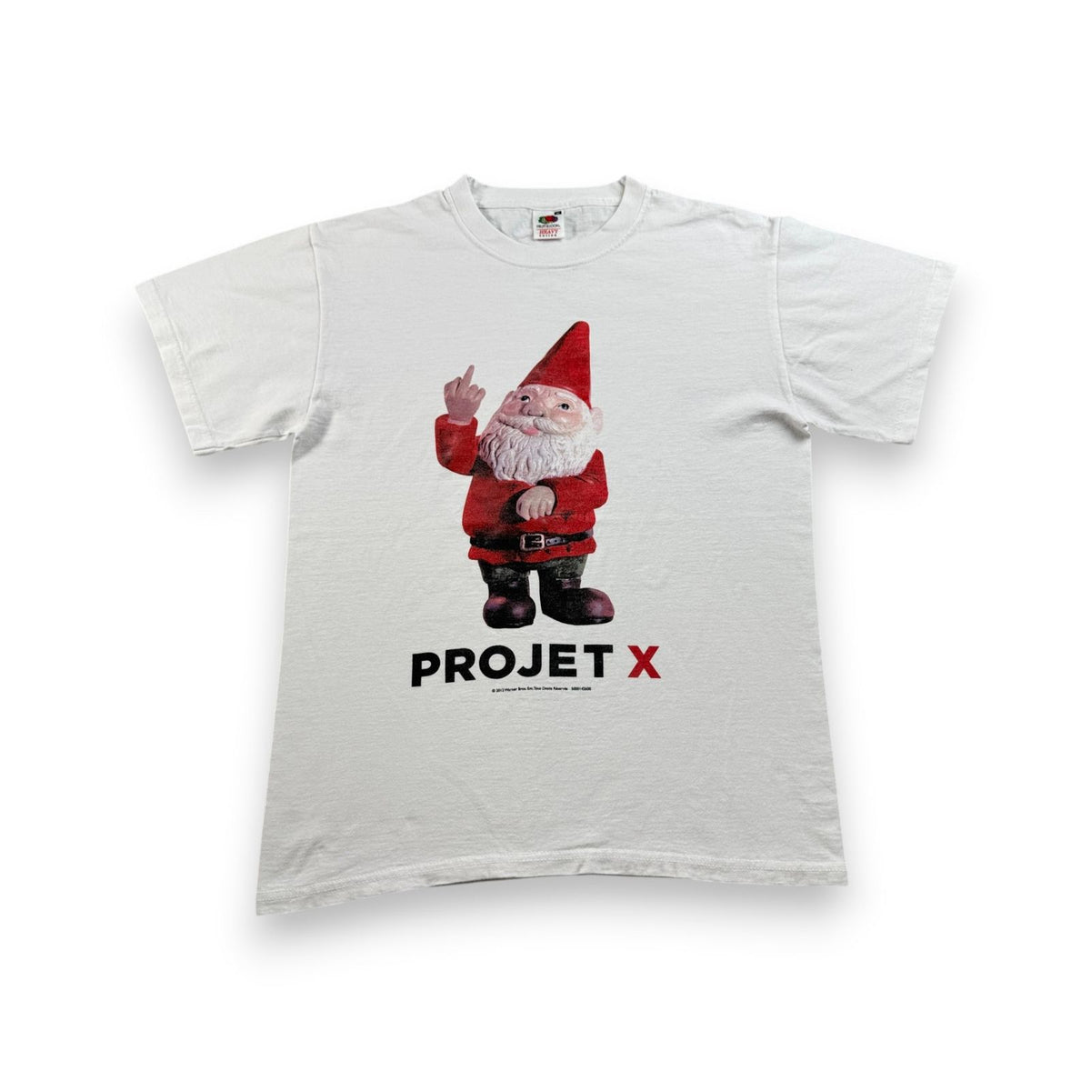 2012s PROJECT X プロジェクトX 映画T 白 サンタ パロディ M Tシャツ 2603-0031
