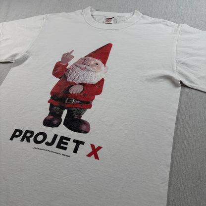 2012s PROJECT X プロジェクトX 映画T 白 サンタ パロディ M Tシャツ 2603-0031
