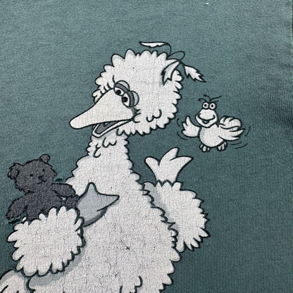 90s USA製 セサミストリート SESAME STREET Tシャツ カーミット ダークグリーン L changes 2603-0033