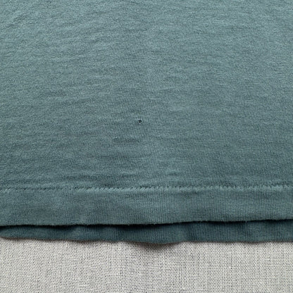 90s USA製 セサミストリート SESAME STREET Tシャツ カーミット ダークグリーン L changes 2603-0033