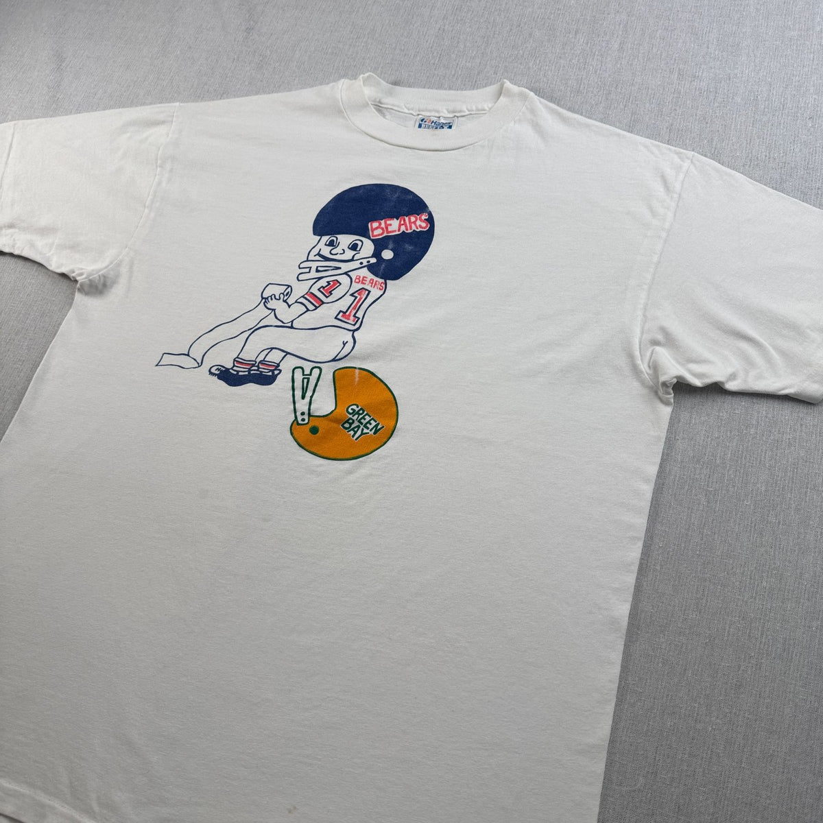 90s シカゴベアーズ NFL アメフト Tシャツ USA製 XL シングルステッチ hanes 2603-0035