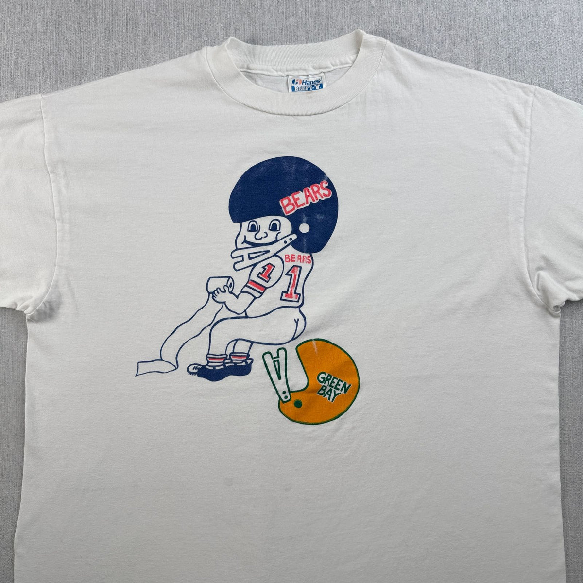 90s シカゴベアーズ NFL アメフト Tシャツ USA製 XL シングルステッチ hanes 2603-0035