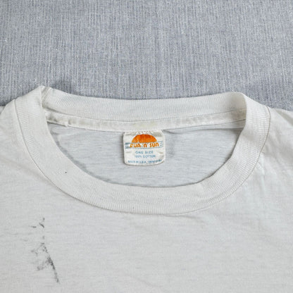 90s USA製 dont worry be happy Tシャツ メッセージT XL シングルステッチ 2603-0036
