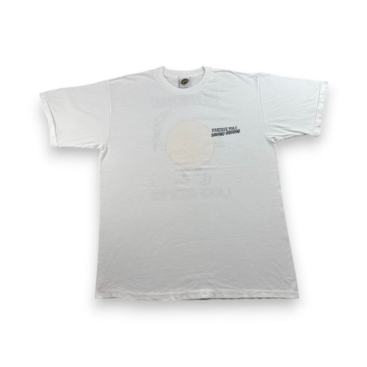80s vans バンズ Tシャツ USA製 オリンピック XL FREDDIE MAC LAUGH OLYMPICS オールドスケート 白 シングルステッチ 2603-0039