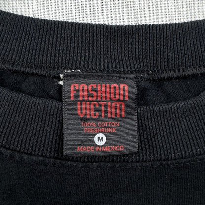 90s 00s bettie page ベティーペイジ fashion victim Tシャツ ピンナップ モデル M 黒 セクシー 映画 シングルステッチ 2000 2603-0038