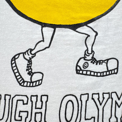 80s vans バンズ Tシャツ USA製 オリンピック XL FREDDIE MAC LAUGH OLYMPICS オールドスケート 白 シングルステッチ 2603-0039