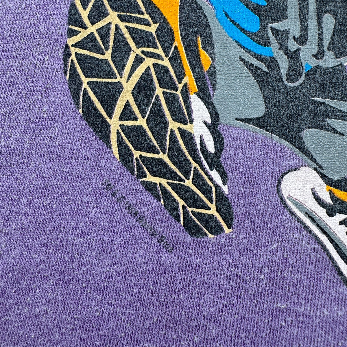 90s Looney Tunes ルーニーテューンズ タズマニアンデビル バスケ パープル 両面 Tシャツ USA製 XL キャラクター 2603-0040