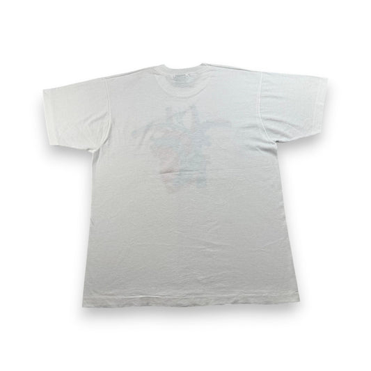80s アナトミカル 臓器 人体 アートT USA製 白 XL 心臓解剖図 アナトミー Tシャツ スクリーンスターズ シングルステッチ 2603-0042