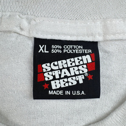 80s アナトミカル 臓器 人体 アートT USA製 白 XL 心臓解剖図 アナトミー Tシャツ スクリーンスターズ シングルステッチ 2603-0042