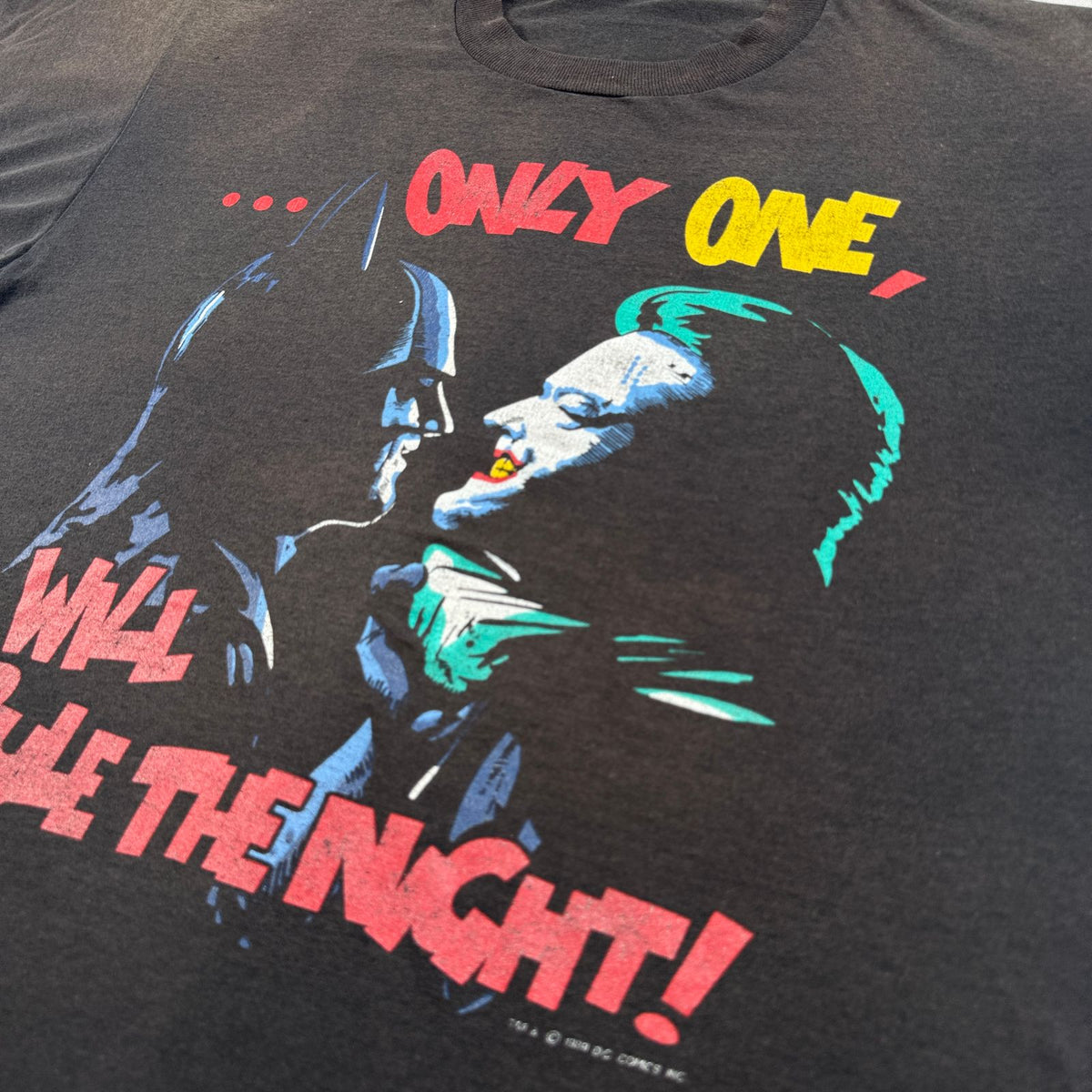 80s BATMAN バットマン ジョーカー Tシャツ 映画 USA製 ブラック シングルステッチ 2603-0043