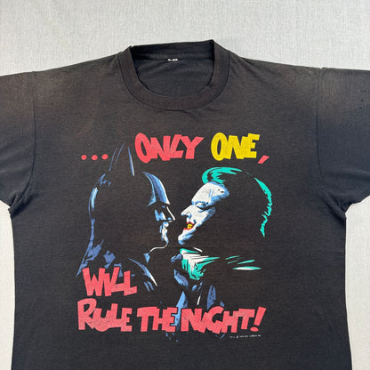 80s BATMAN バットマン ジョーカー Tシャツ 映画 USA製 ブラック シングルステッチ 2603-0043