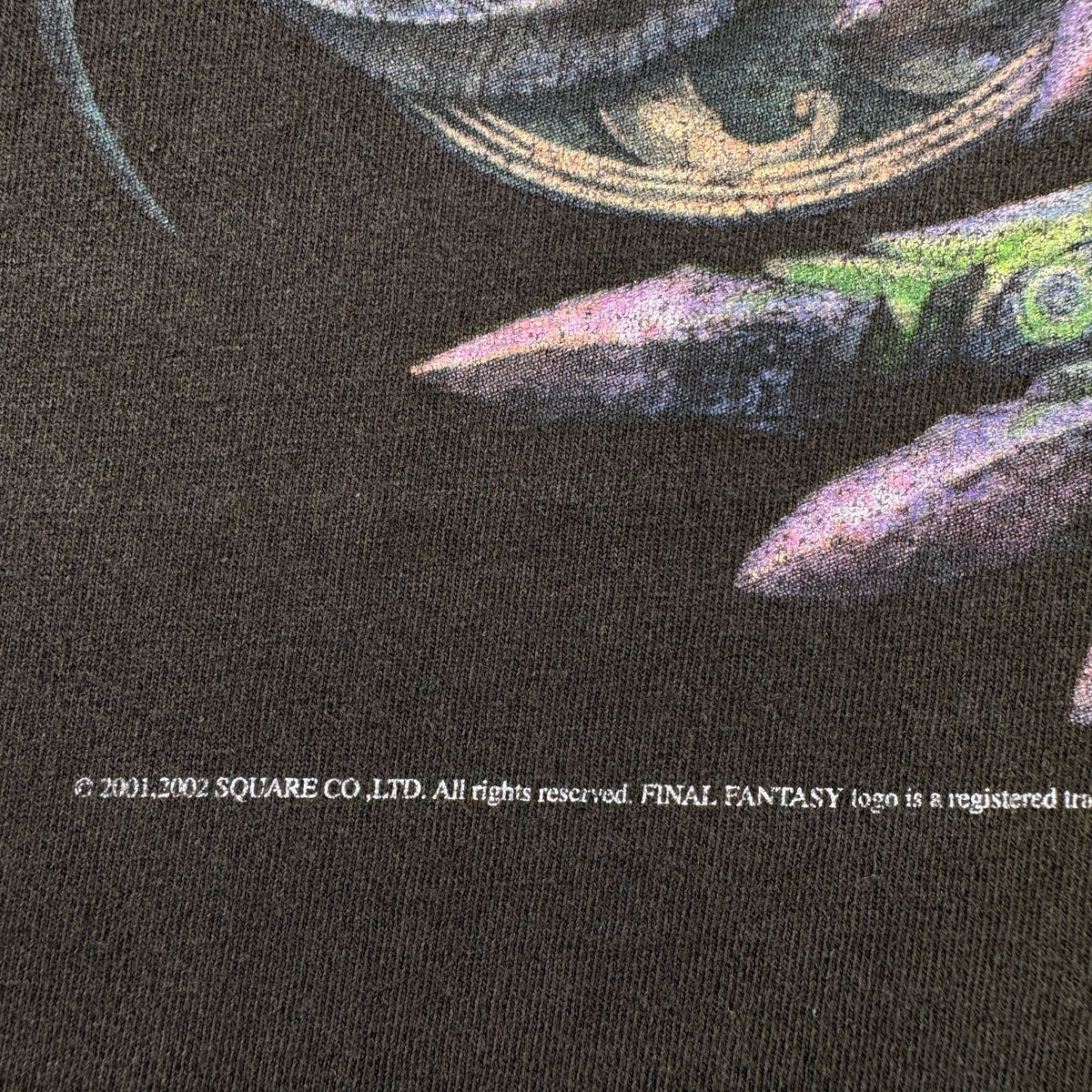 00s FINAL FANTASY X FFX ファイナルファンタジーバハムート Tシャツ 黒 XL 2001 2002 スクエアエニックス USA製 メガフ 召喚獣 2603-0044