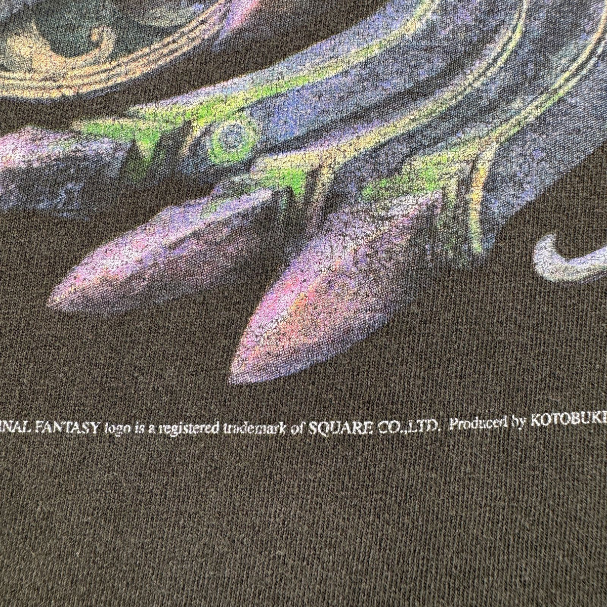 00s FINAL FANTASY X FFX ファイナルファンタジーバハムート Tシャツ 黒 XL 2001 2002 スクエアエニックス USA製 メガフ 召喚獣 2603-0044