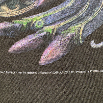 00s FINAL FANTASY X FFX ファイナルファンタジーバハムート Tシャツ 黒 XL 2001 2002 スクエアエニックス USA製 メガフ 召喚獣 2603-0044